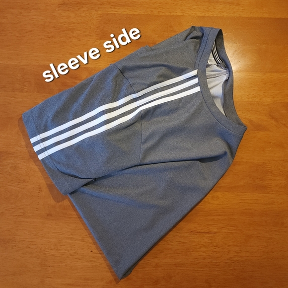 Mens XL Adidas Grey and white short sleeve Climalite tee. Perfect Condition! - Picture 5 of 6